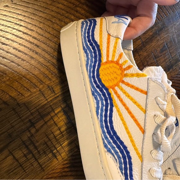 Soludos White Leather Sneakers - Picture 8 of 8